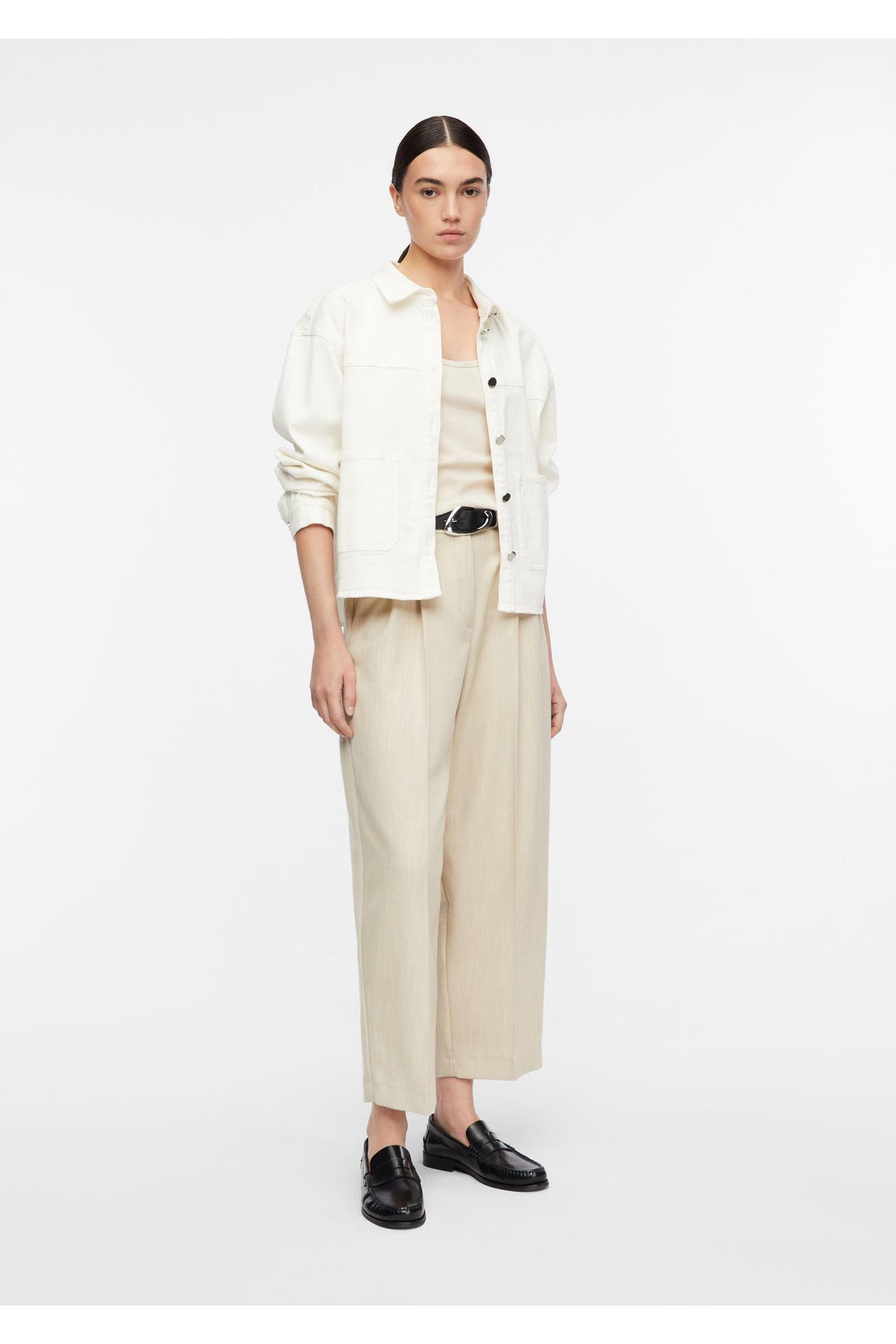 COMMA, Stoffhose 93W9_helles beige Tapered, Bild 1