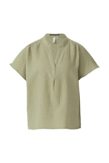 QS BY S.OLIVER Blusenshirt 7297_helles olivgrün