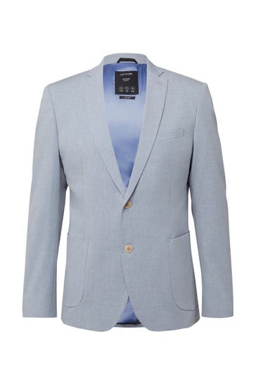S.OLIVER Casual-Sakko S.OPURE 5456_blassblau Slim Fit