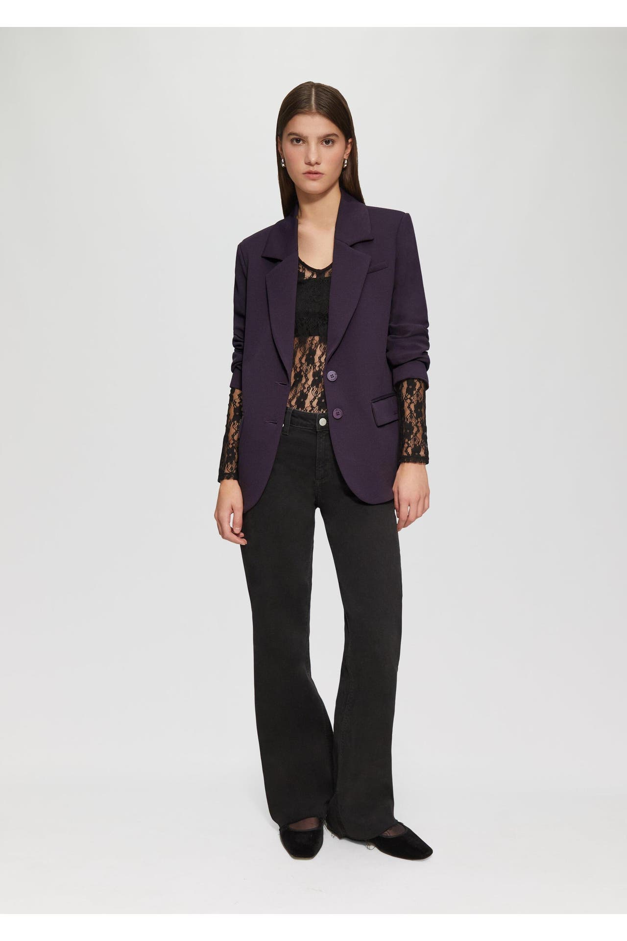QS BY S.OLIVER Blazer 4988_aubergine, Bild 1