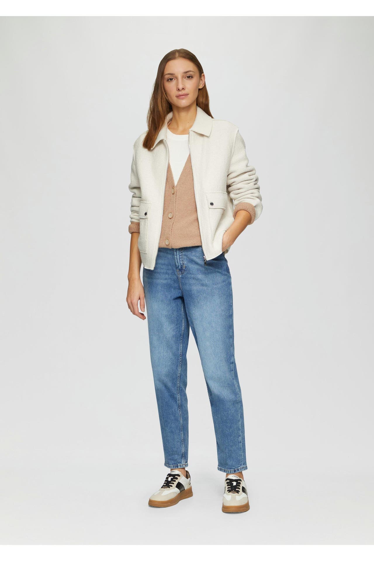 S.OLIVER Strickjacke 83W3_hellbraun, Bild 1