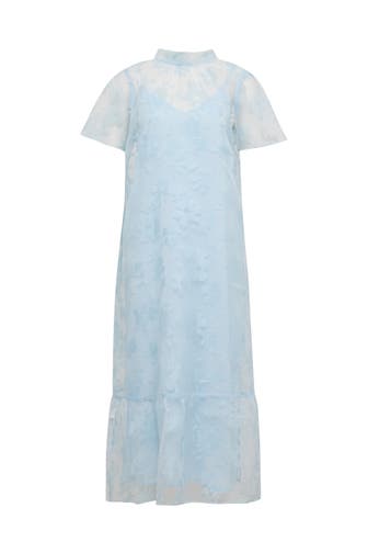COMMA, Maxikleid 50C0_hellblau