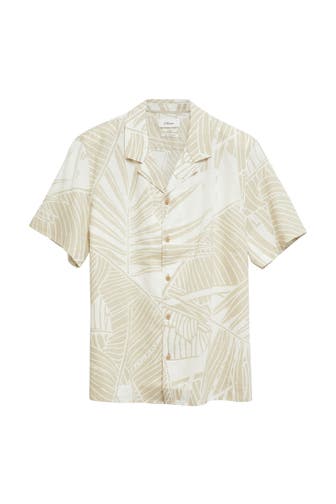 S.OLIVER Kurzarmhemd 81A0_beige Loose Fit