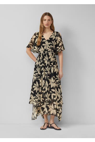 S.OLIVER Maxikleid 99A2_schwarz
