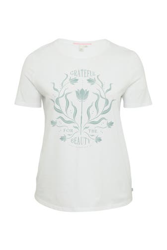 QS BY S.OLIVER T-Shirt 01D0_weiß