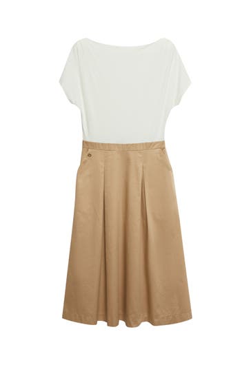 S.OLIVER Midikleid 0200_creme