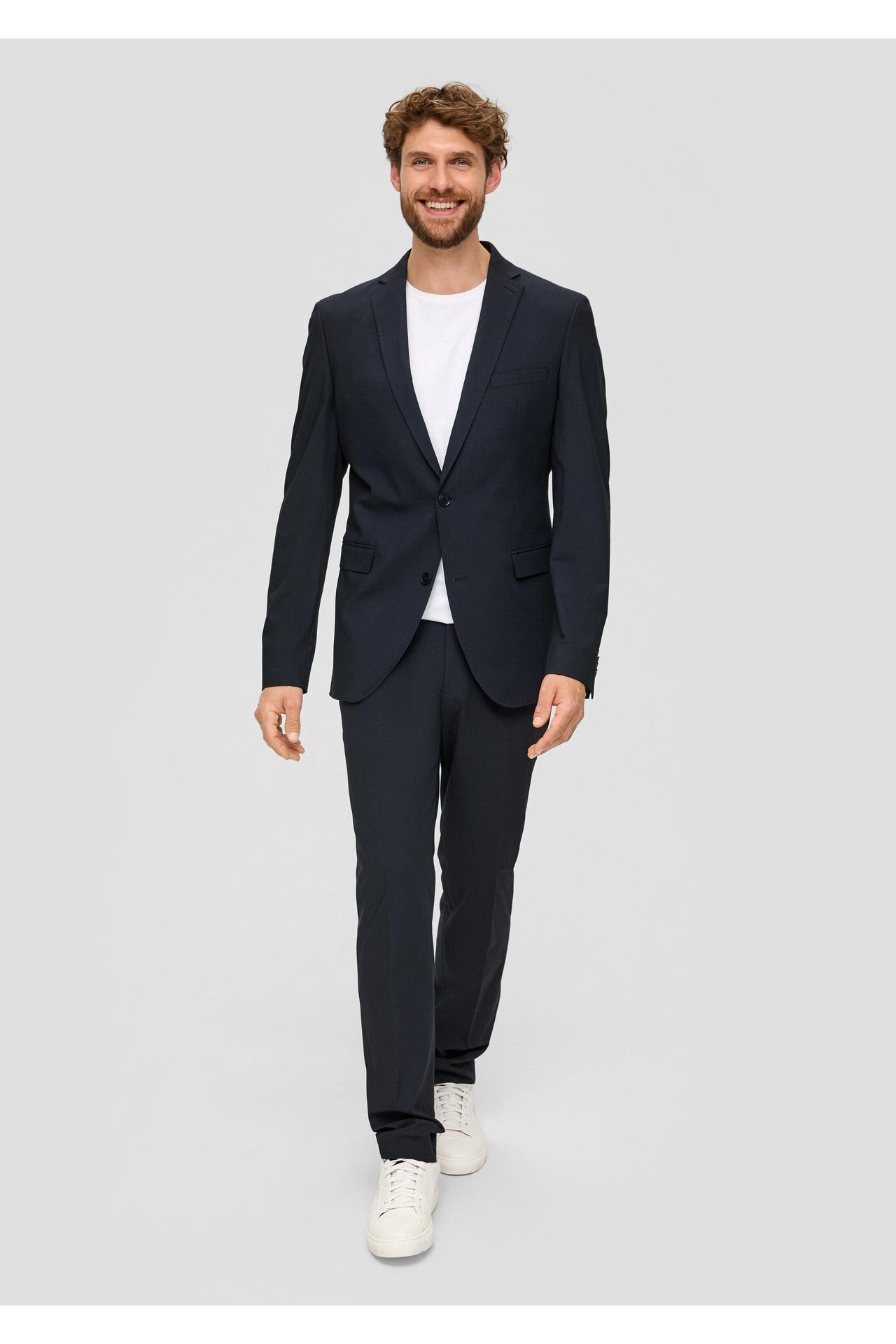 S.OLIVER Casual-Sakko S.OPURE 5978_navy Regular Fit, Bild 1