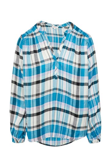 S.OLIVER Casual-Bluse 64N2_azurblau