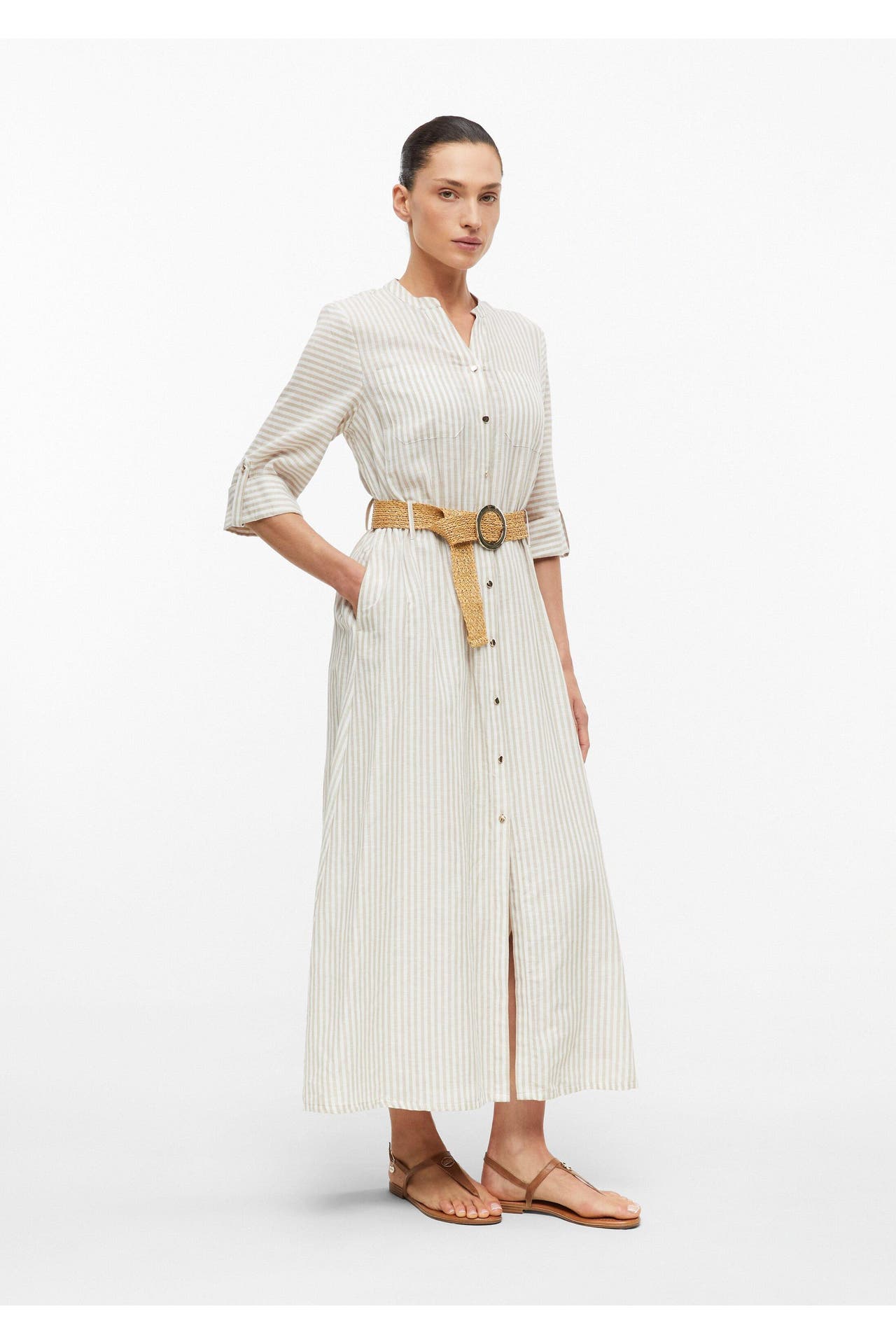 S.OLIVER Midikleid 80G1_helles beige, Bild 1