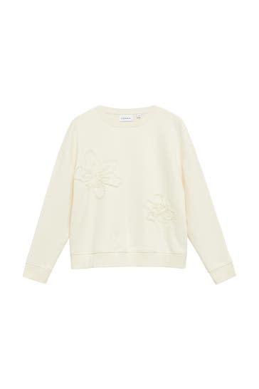 COMMA, Sweatshirt 04E7_helles beige