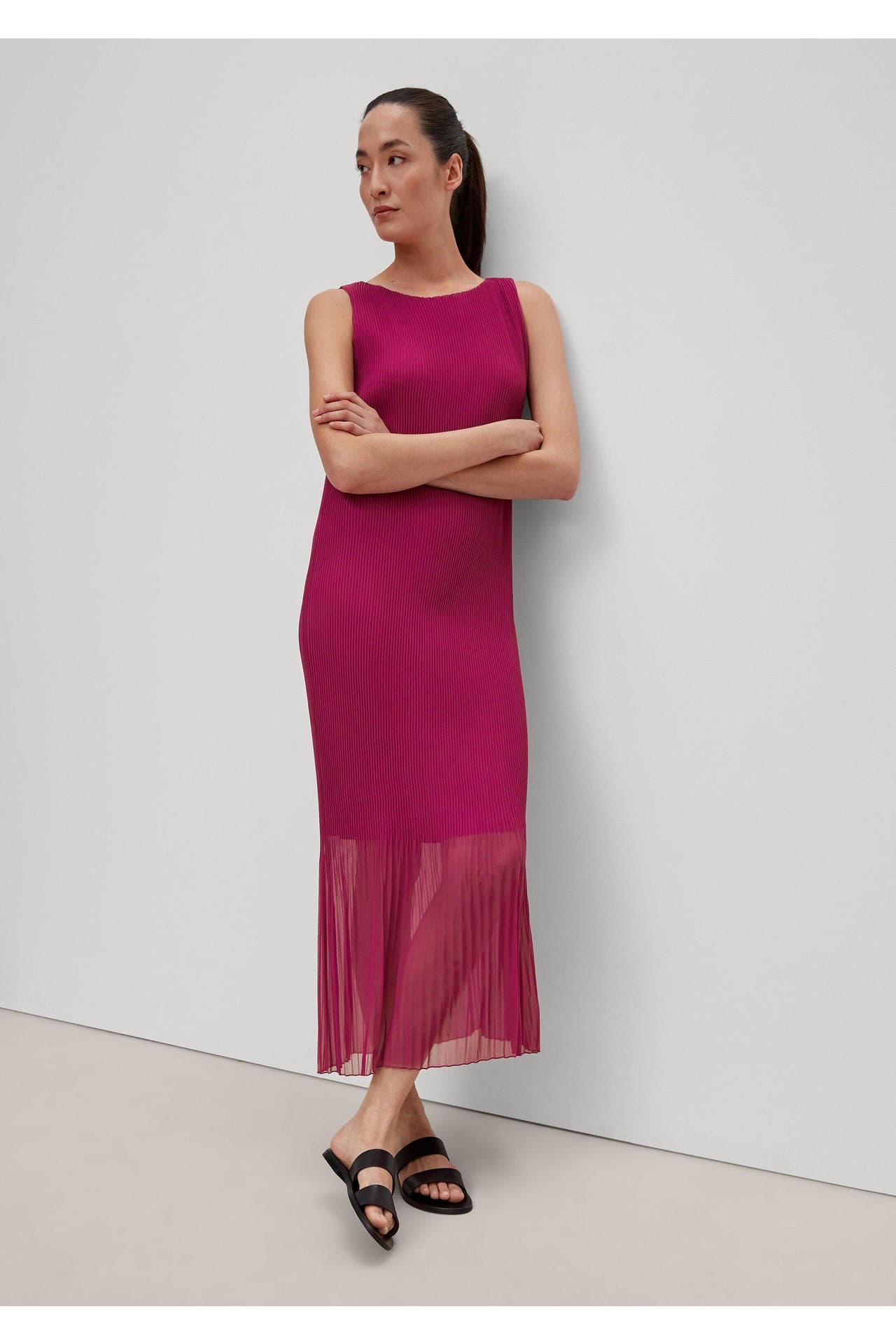 COMMA, Maxikleid 4487_pink, Bild 1