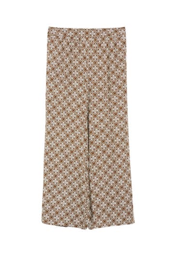 S.OLIVER Stoffhose 89A5_braun Wide/ Loose Fit