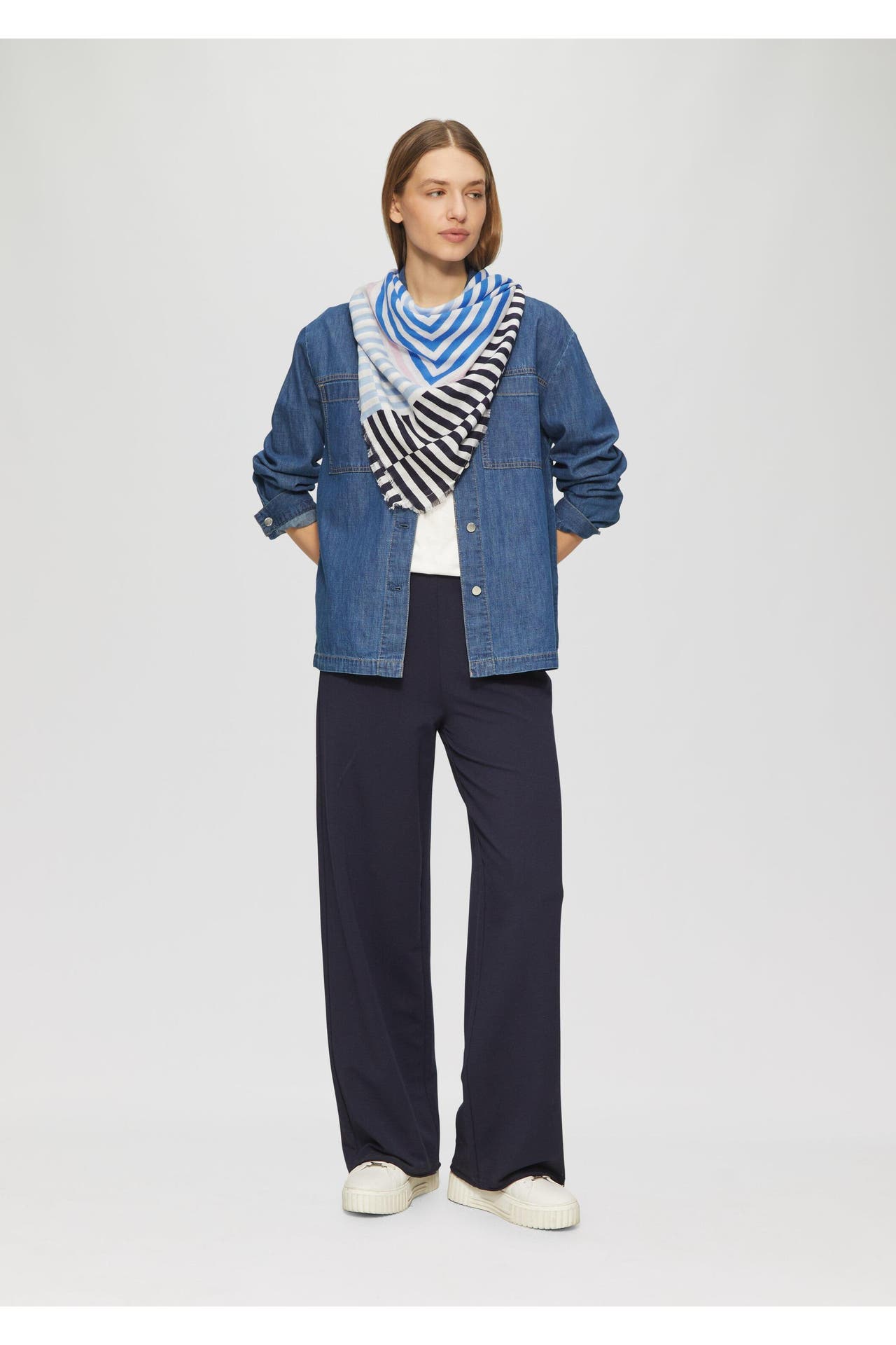 S.OLIVER Schal 59G7_navy, Bild 1