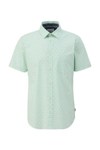 S.OLIVER Kurzarmhemd 65A3_minze Slim Fit