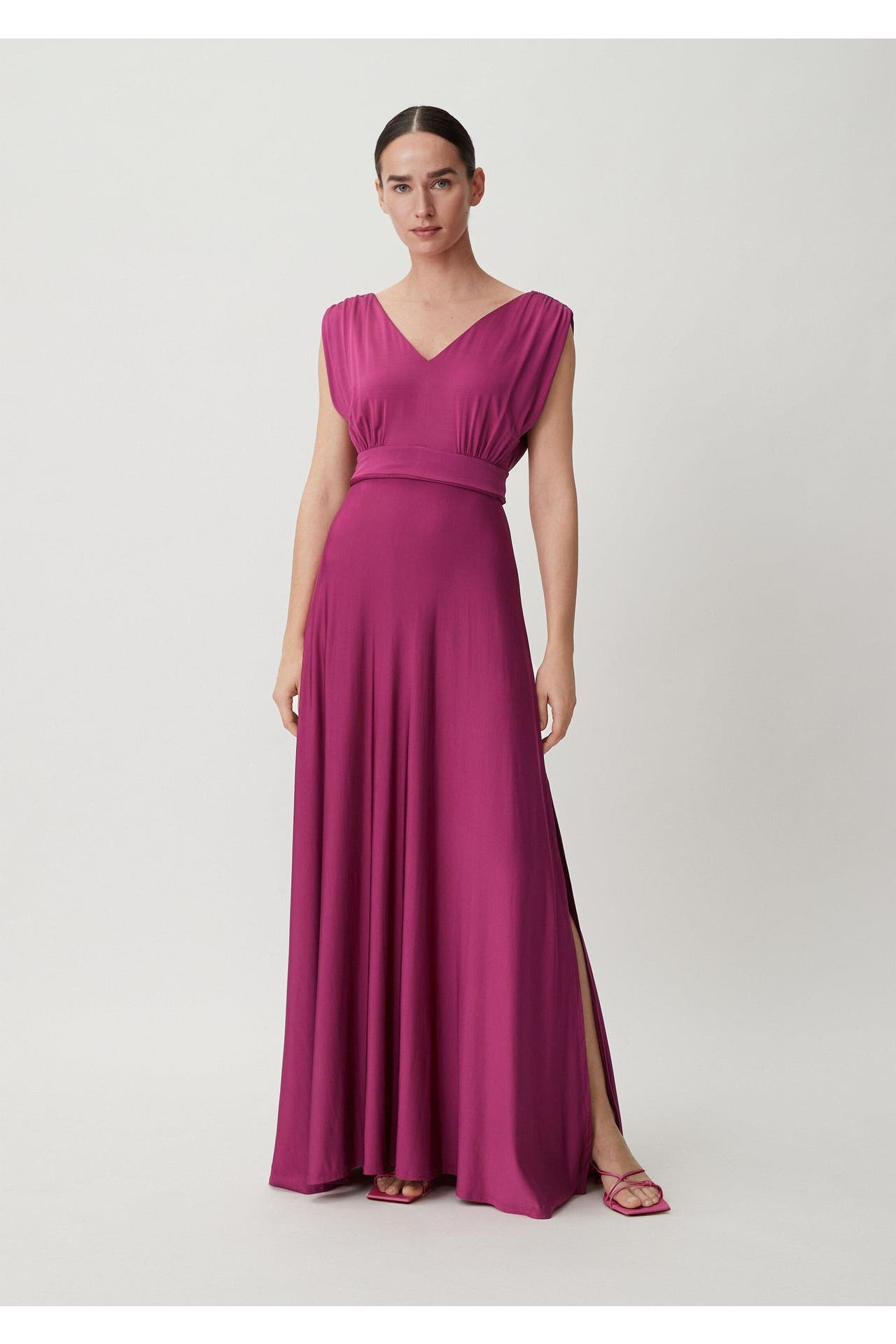 COMMA, Maxikleid 4641_fuchsia, Bild 1