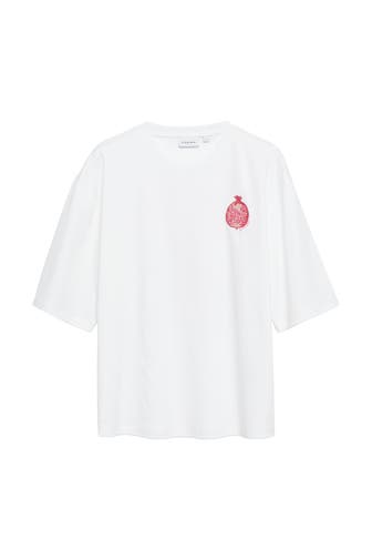 COMMA, T-Shirt 01D4_weiß