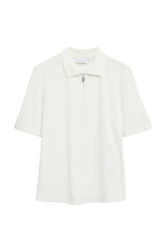 COMMA, T-Shirt 0120_weiß