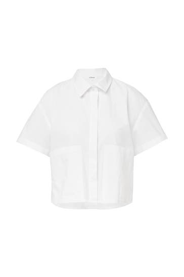 S.OLIVER Blusenshirt 0100_weiß