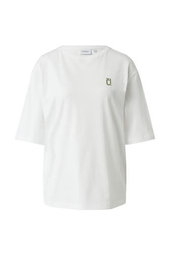 COMMA, T-Shirt 01D2_weiß
