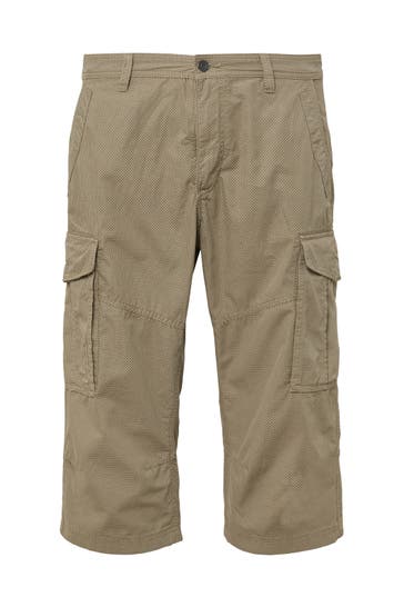S.OLIVER Short FILE 78A0_olivgrün Tapered