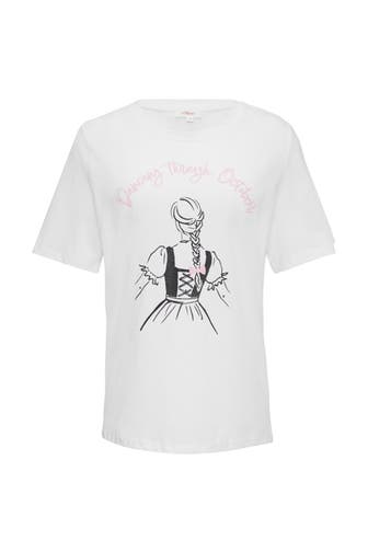 S.OLIVER T-Shirt 01D2_weiß