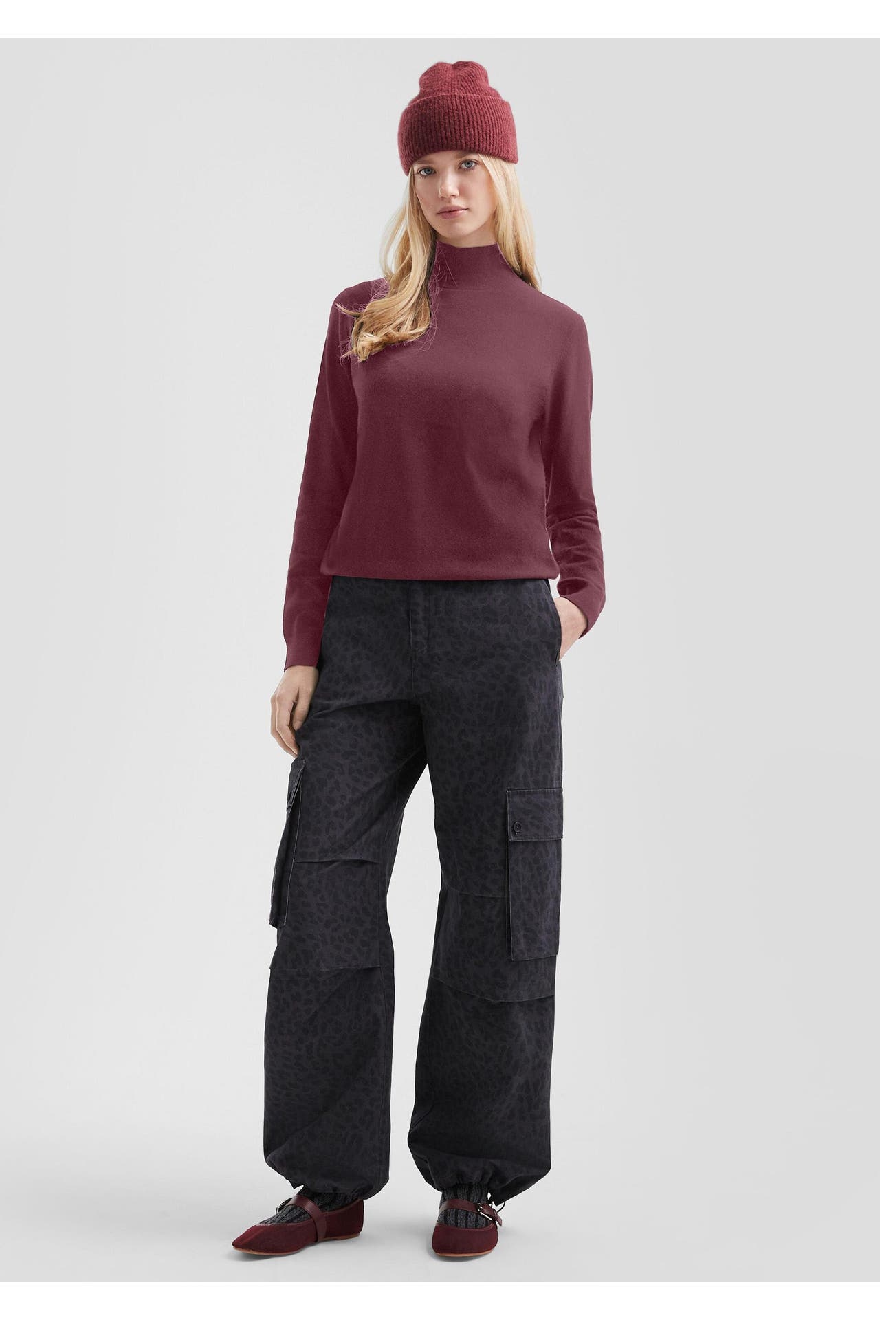QS BY S.OLIVER Pullover 3900_bordeaux, Bild 1
