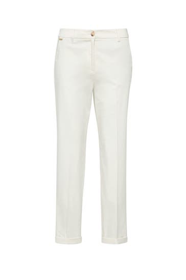 S.OLIVER Stoffhose 0200_creme Tapered
