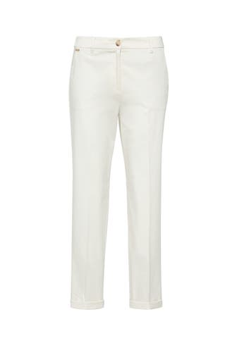 S.OLIVER Stoffhose 0200_creme Tapered