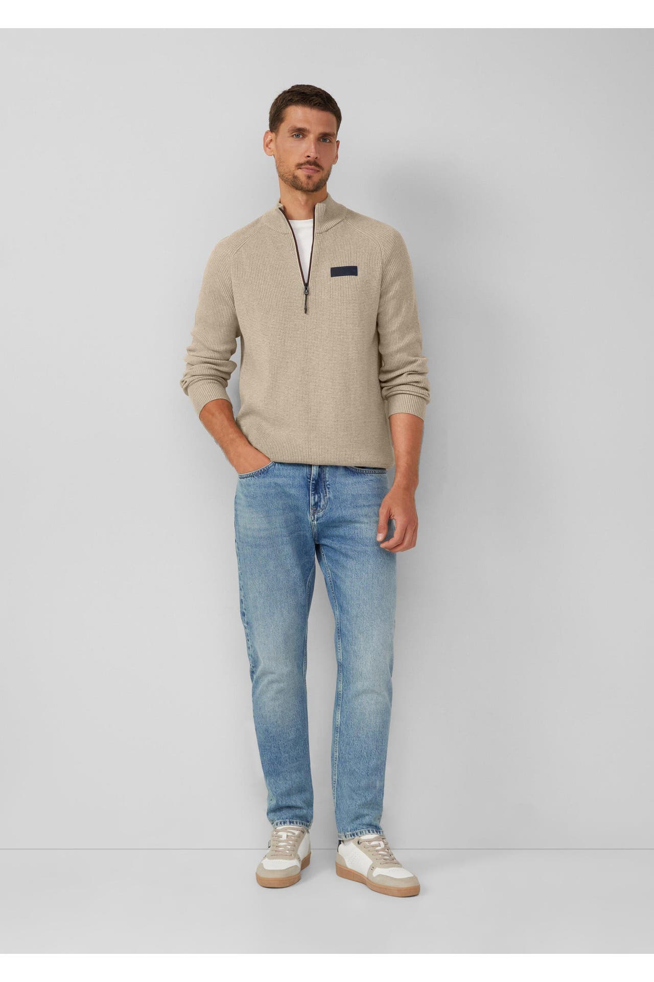 S.OLIVER Pullover 80W0_helles beige, Bild 1
