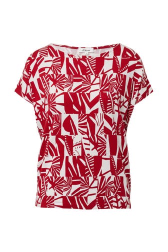S.OLIVER T-Shirt 35A1_mohnrot