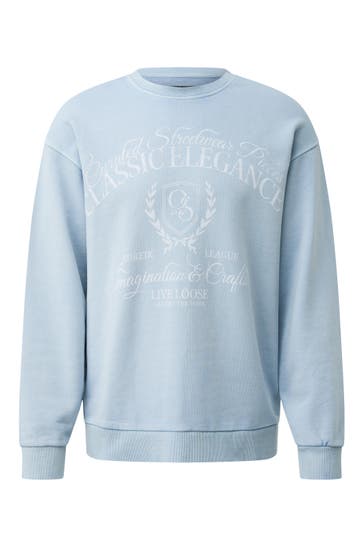 QS BY S.OLIVER Sweatshirt 50D0_hellblau