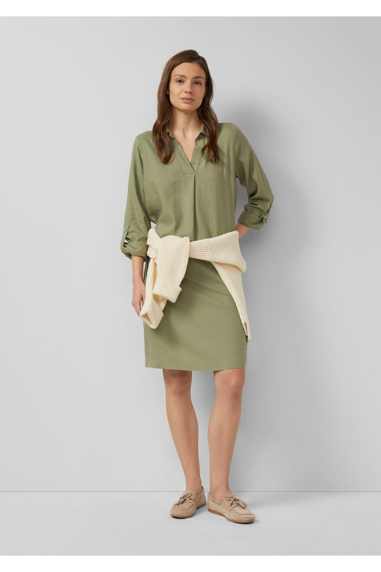 S.OLIVER Midikleid 7900_olivgrün, Bild 1