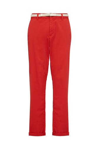 S.OLIVER Stoffhose CHINO 3090_rot Tapered