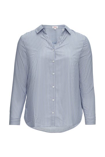 S.OLIVER Casual-Bluse 54G9_hellblau