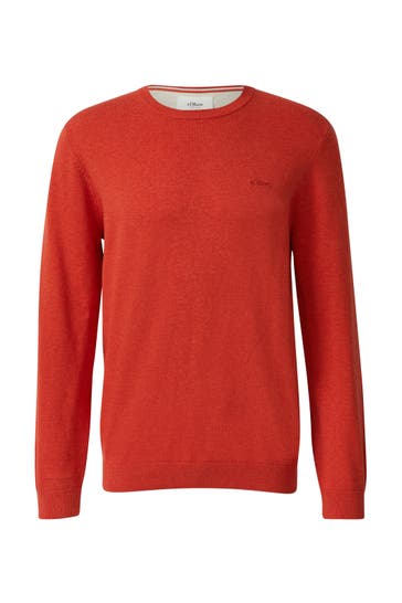 S.OLIVER Pullover 34W0_dunkelorange