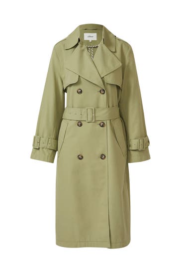 S.OLIVER Trenchcoat 7520_olivgrün