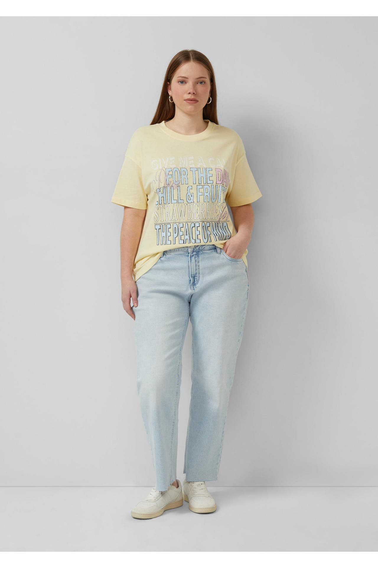QS BY S.OLIVER T-Shirt 11D0_helles zitrone, Bild 1