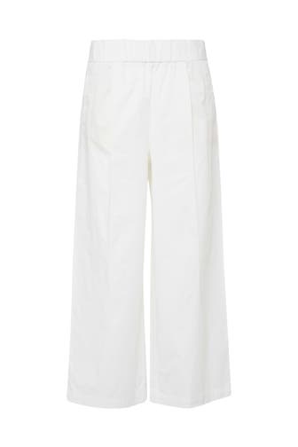 S.OLIVER Stoffhose 0100_weiß Tapered