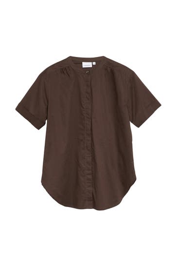 COMMA, Blusenshirt 8943_dunkelbraun