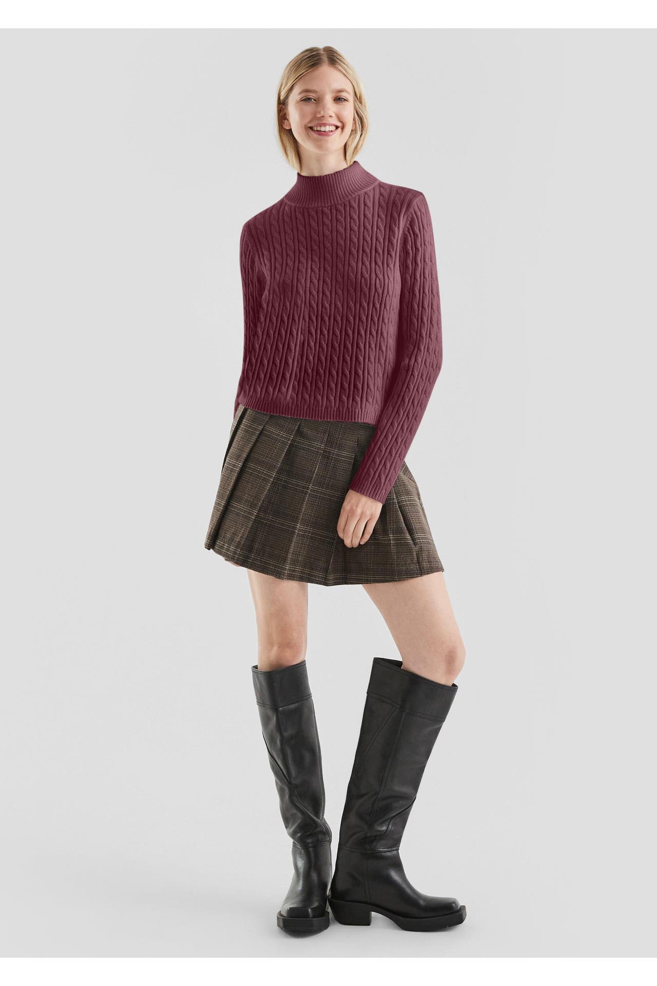 QS BY S.OLIVER Pullover 3900_bordeaux, Bild 1