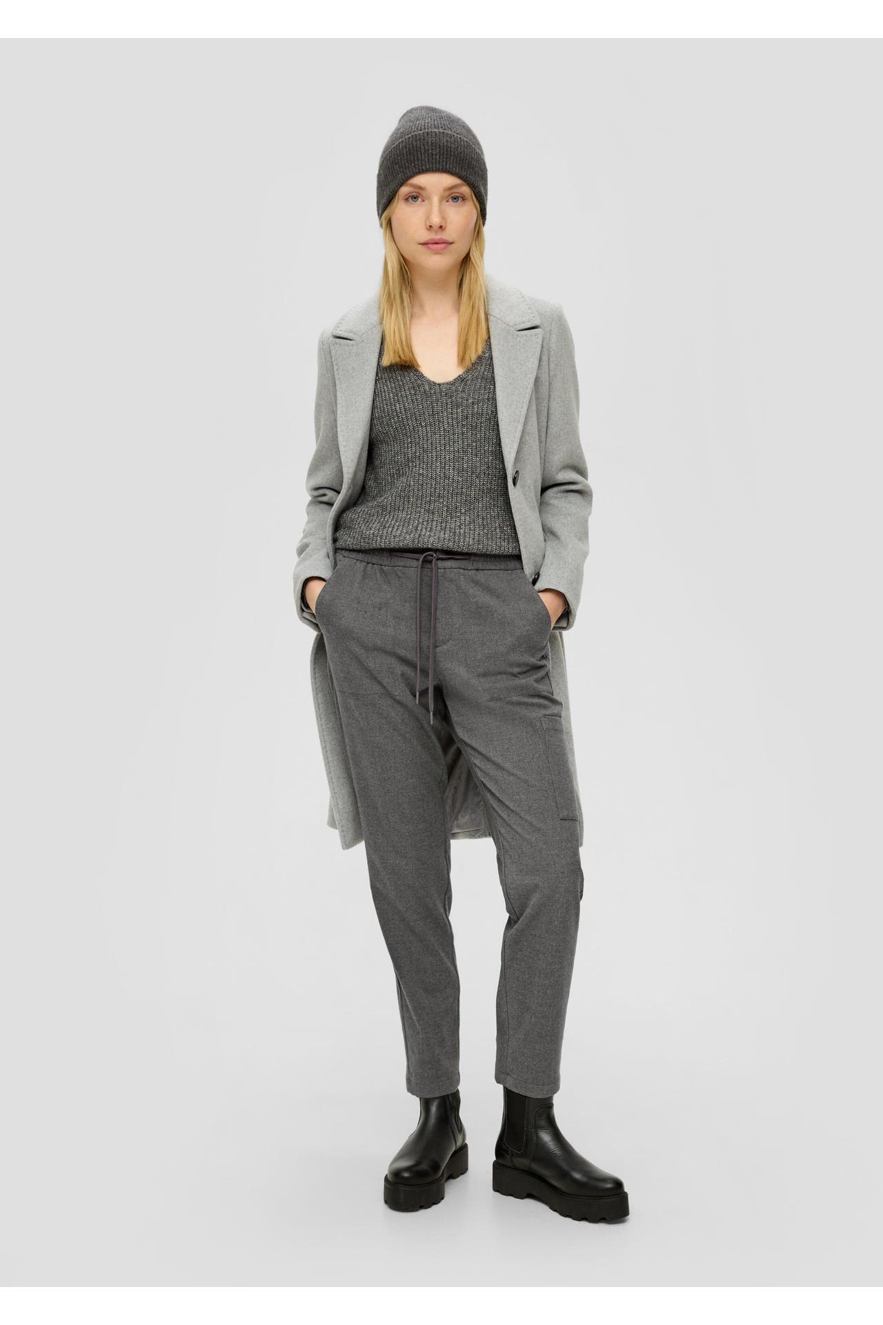 S.OLIVER Stoffhose 9722_graphit Tapered, Bild 1