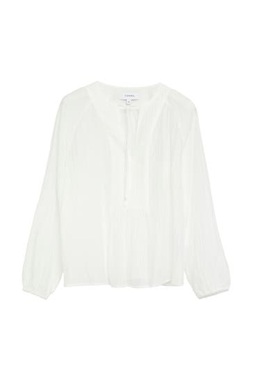 COMMA, Casual-Bluse 0100_weiß