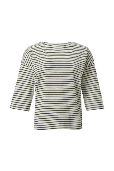 COMMA, T-Shirt 79G8_olivgrün