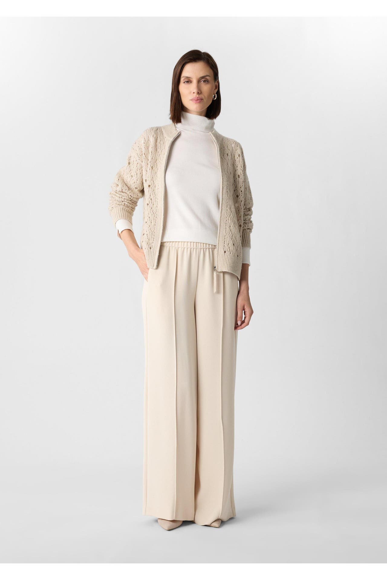 COMMA, Strickjacke 9302_beige, Bild 1