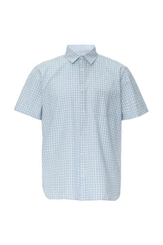 S.OLIVER Kurzarmhemd 50N1_hellblau Regular Fit