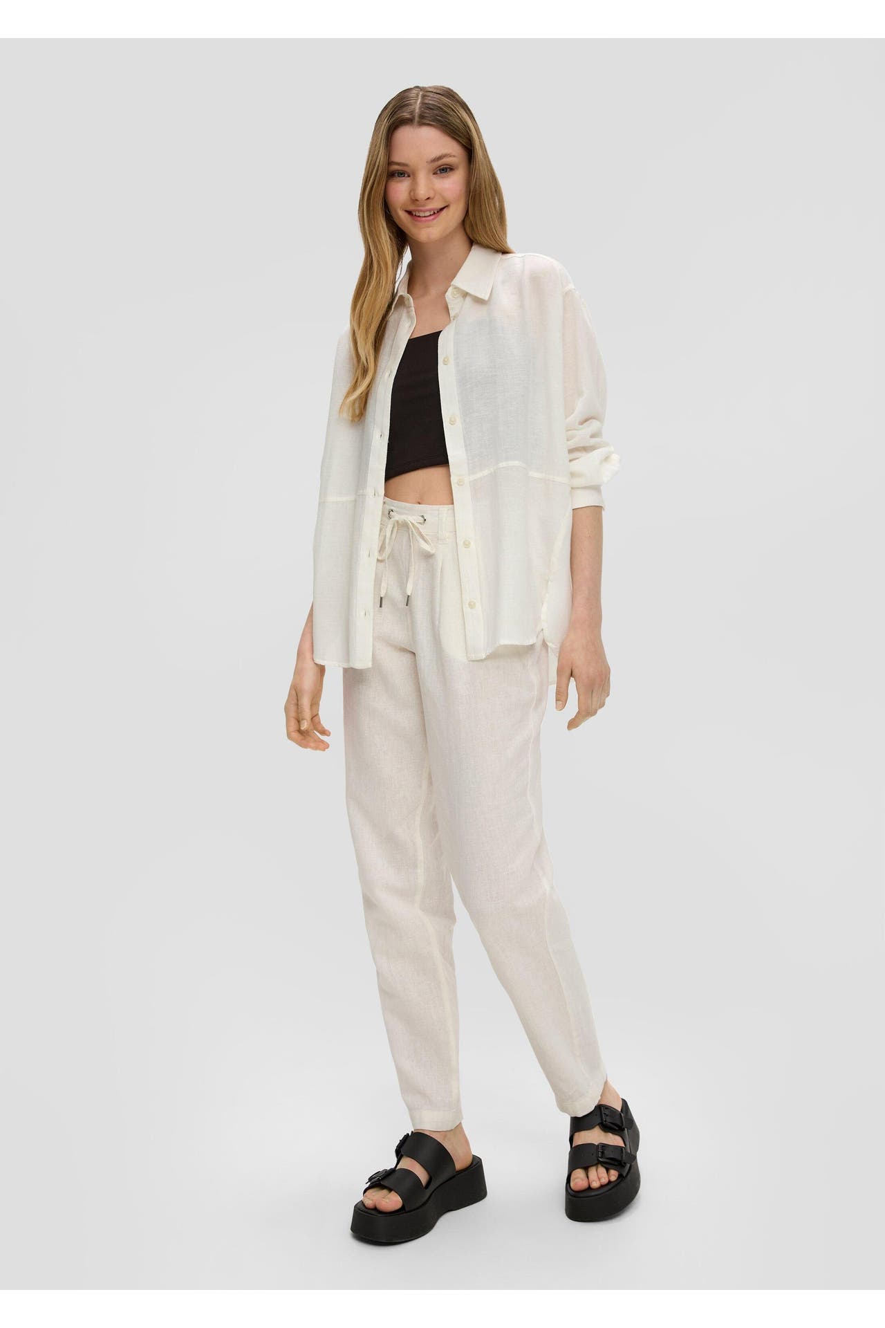 QS BY S.OLIVER Casual-Bluse 0200_creme, Bild 1