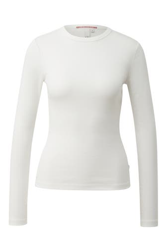 QS BY S.OLIVER Longsleeve 0200_creme