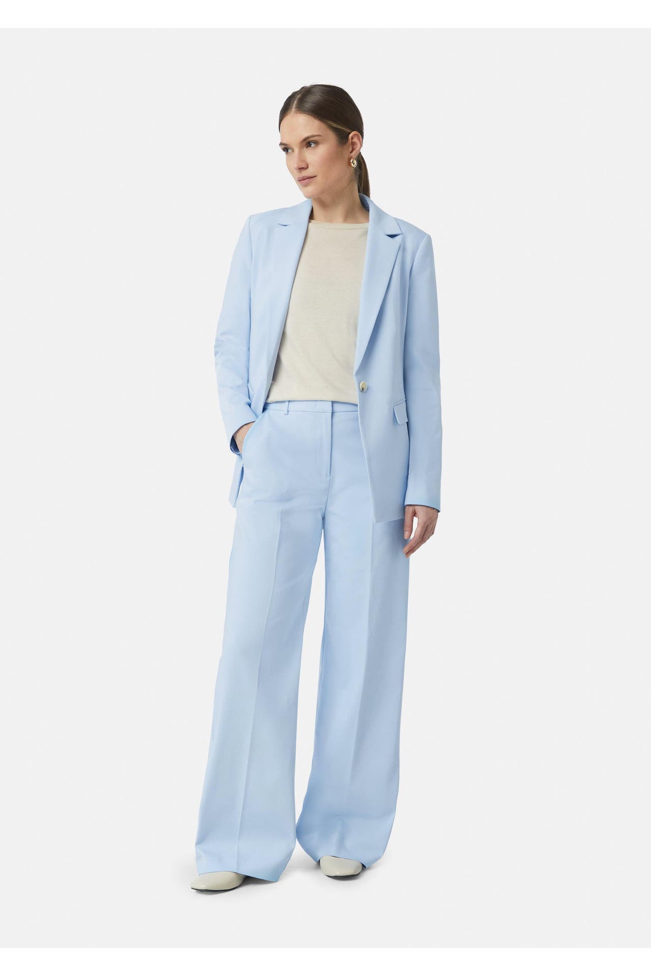 COMMA, Stoffhose 5084_hellblau Tapered, Bild 1