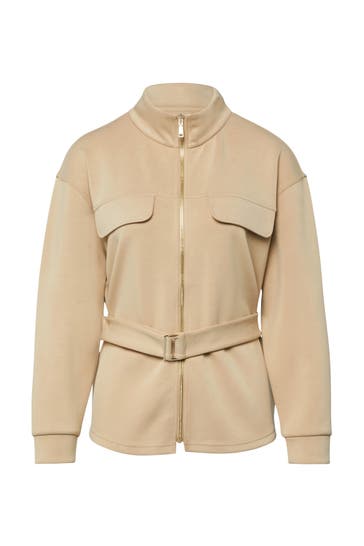 COMMA, Sweatjacke 8410_sandstein