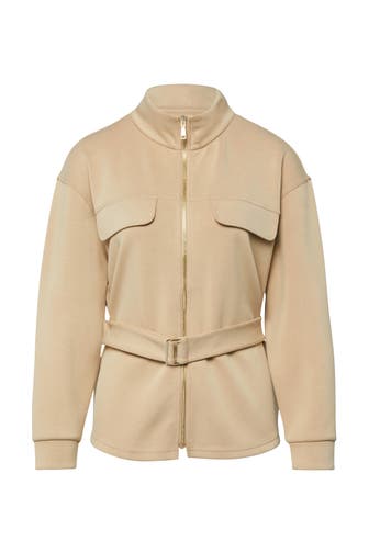 COMMA, Sweatjacke 8410_sandstein